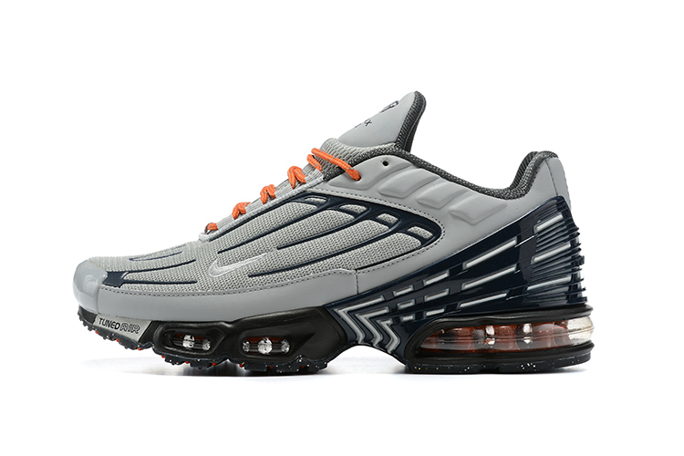 air max plus black silver orange